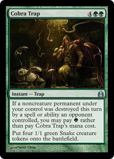 《コブラの罠/Cobra Trap》[CMD] 緑U