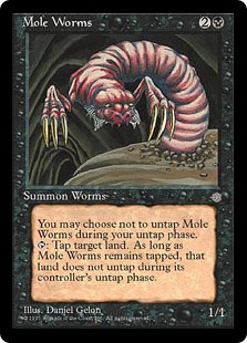 《穴掘り蟲/Mole Worms》[ICE] 黒U