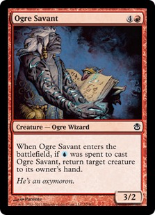 《オーガの学者/Ogre Savant》[AvN] 赤C