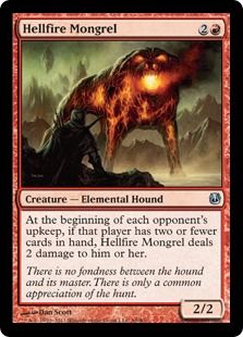 《地獄火の雑種犬/Hellfire Mongrel》[AvN] 赤U