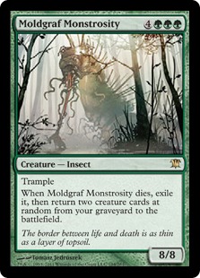 【Foil】《黴墓の大怪物/Moldgraf Monstrosity》[ISD] 緑R