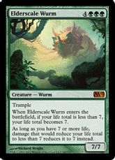 【Foil】《古鱗のワーム/Elderscale Wurm》[M13] 緑R