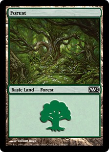 【Foil】(246)《森/Forest》[M13] 土地