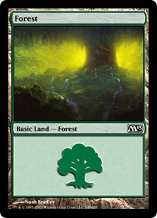 【Foil】(248)《森/Forest》[M13] 土地