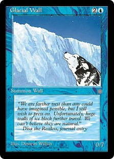 《氷河の壁/Glacial Wall》[ICE] 青U