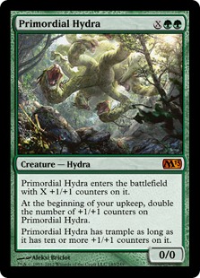 【Foil】《始源のハイドラ/Primordial Hydra》[M13] 緑R