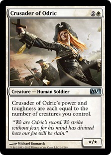 《オドリックの十字軍/Crusader of Odric》[M13] 白U