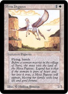 《メサ・ペガサス/Mesa Pegasus》[LEA] 白C