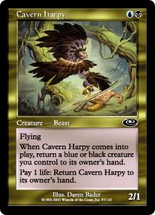 《洞窟のハーピー/Cavern Harpy》[PLS] 金C