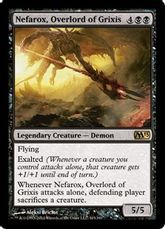 《グリクシスの首領、ネファロックス/Nefarox, Overlord of Grixis》[M13] 黒R