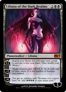 【Foil】《闇の領域のリリアナ/Liliana of the Dark Realms》[M13] 黒R