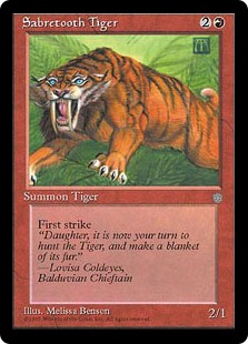 《剣歯虎/Sabretooth Tiger》[ICE] 赤C