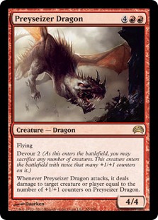 《餌食奪いのドラゴン/Preyseizer Dragon》[PC2] 赤R