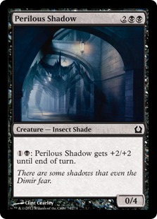 《危険な影/Perilous Shadow》[RTR] 黒C