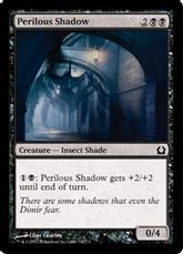 【Foil】《危険な影/Perilous Shadow》[RTR] 黒C