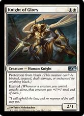 【Foil】《栄光の騎士/Knight of Glory》[M13] 白U