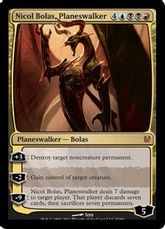 【Foil】《プレインズウォーカー、ニコル・ボーラス/Nicol Bolas, Planeswalker》[AvN] 金R