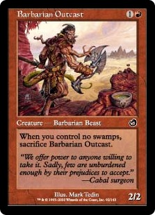 【Foil】《蛮族ののけ者/Barbarian Outcast》[TOR] 赤C