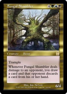 【Foil】《菌類のシャンブラー/Fungal Shambler》[APC] 金R