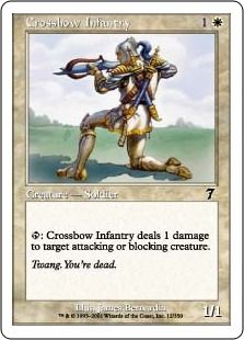 《弩弓歩兵/Crossbow Infantry》[7ED] 白C