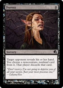 【Foil】《強迫/Duress》[GRB] 黒C