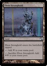 【Foil】《漆黒の要塞/Ebon Stronghold》[GRB] 土地U