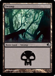 【Foil】(030)《沼/Swamp》[GRB] 土地