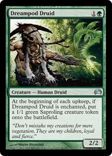 《夢鞘のドルイド/Dreampod Druid》[PC2] 緑U