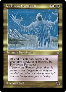 《Kjeldoran Frostbeast》[ICE] 金U