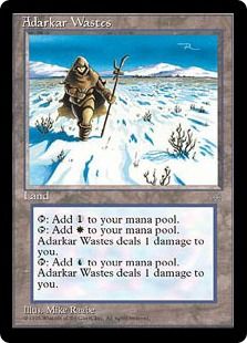 アダーカー荒原/Adarkar Wastes》[ICE] 土地R | 日本最大級 MTG通販 