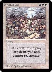 神の怒り/Wrath of God》[LEA] 白R | 日本最大級 MTG通販サイト 