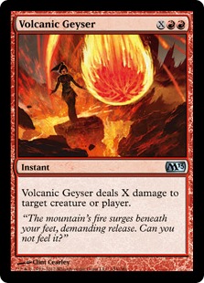 【Foil】《溶岩噴火/Volcanic Geyser》[M13] 赤U