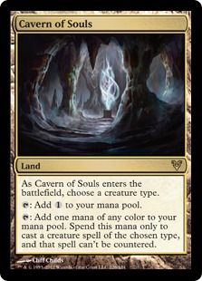 《魂の洞窟/Cavern of Souls》[AVR] 土地R
