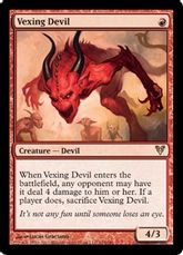 《苛立たしい小悪魔/Vexing Devil》[AVR] 赤R