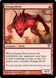 《苛立たしい小悪魔/Vexing Devil》[AVR] 赤R