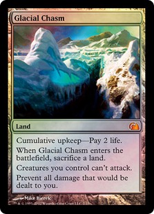 【Foil】《Glacial Chasm》[FtV:Realms] 土地R
