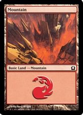 【Foil】(268)《山/Mountain》[RTR] 土地