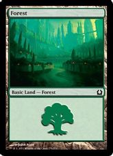 【Foil】(270)《森/Forest》[RTR] 土地