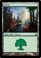 【Foil】(272)《森/Forest》[RTR] 土地