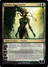 【Foil】《見えざる者、ヴラスカ/Vraska the Unseen》[RTR] 金R