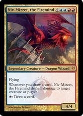 【Foil】《火想者ニヴ＝ミゼット/Niv-Mizzet, the Firemind》[IvG] 金R