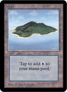 島 基本土地 アルファ版 α mtg 鑑定済み - マジック：ザ・ギャザリング