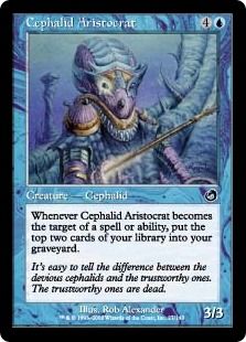 《セファリッドの貴族/Cephalid Aristocrat》[TOR] 青C