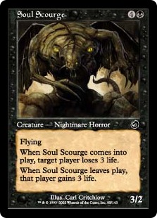《魂の災い魔/Soul Scourge》[TOR] 黒C