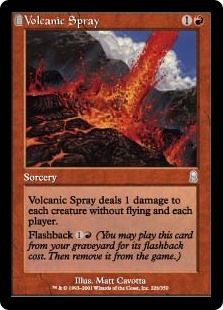 《溶岩の飛散/Volcanic Spray》[ODY] 赤U