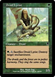 《ドルイドの抒情詩人/Druid Lyrist》[ODY] 緑C
