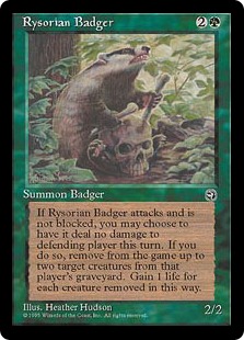 《Rysorian Badger》[HML] 緑R