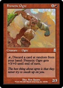 《熱狂のオーガ/Frenetic Ogre》[ODY] 赤U