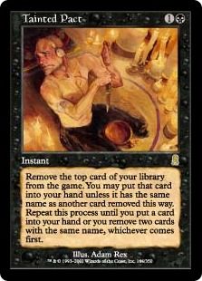Foil】《汚れた契約/Tainted Pact》[ODY] 黒R | 日本最大級 MTG通販 