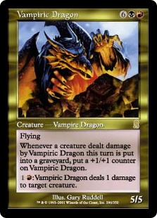 《吸血ドラゴン/Vampiric Dragon》[ODY] 金R